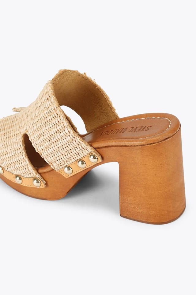 Steve Madden STEVE MADDEN Women's 'Sunkissed Raffia' Heels in Beige - 3
