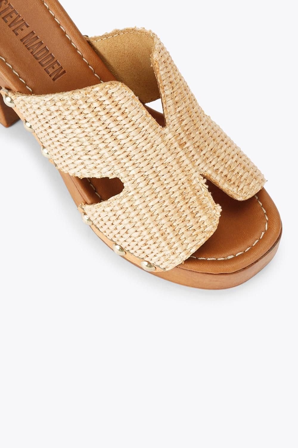 Steve Madden STEVE MADDEN Women's 'Sunkissed Raffia' Heels in Beige - 4