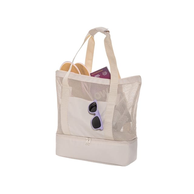 XD Design XD Design Men's Iqlo RPET 2 in 1 Cooler Tote Bag in Beige - 3