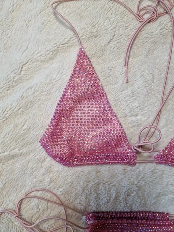 Oh Polly Hotfix sparkly bikini