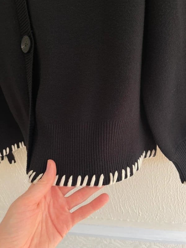Never Fully Dressed Never fully dressed Black Tarot Cardigan size XL - 1