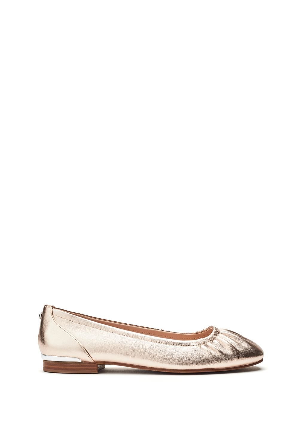 Moda In Pelle Moda In Pelle Women's 'Freesia' Metallic Leather Loafers in Rose Gold - 1