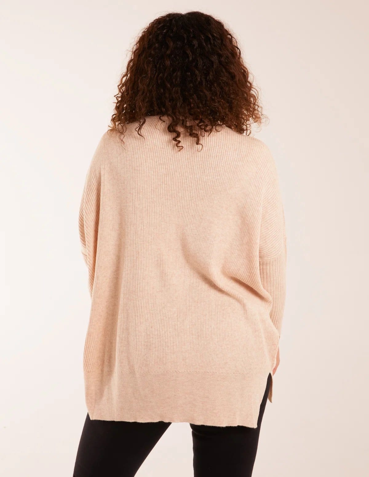 Blue Vanilla Asymmetric Hem Detail Jumper - 4