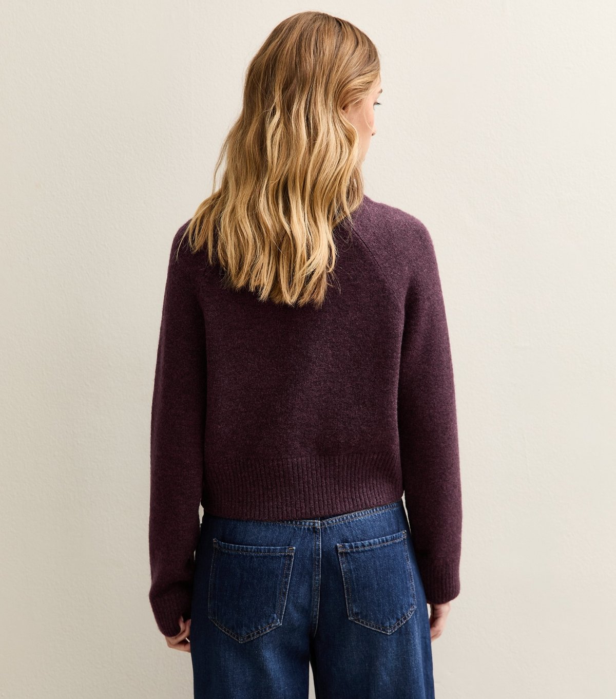 New Look Women's Purple Meet The Jean Raglan Cardigan New Look - 4