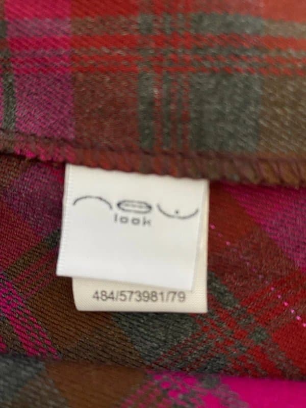 New Look vintage new look tartan plaid low rise mini skirt