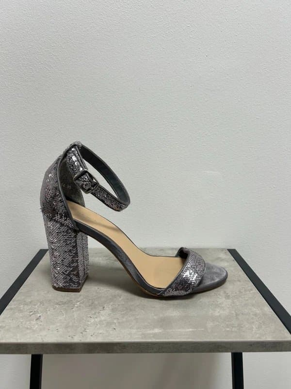 New Look 008 - New Look Sequin High Heels Sandals Size 4