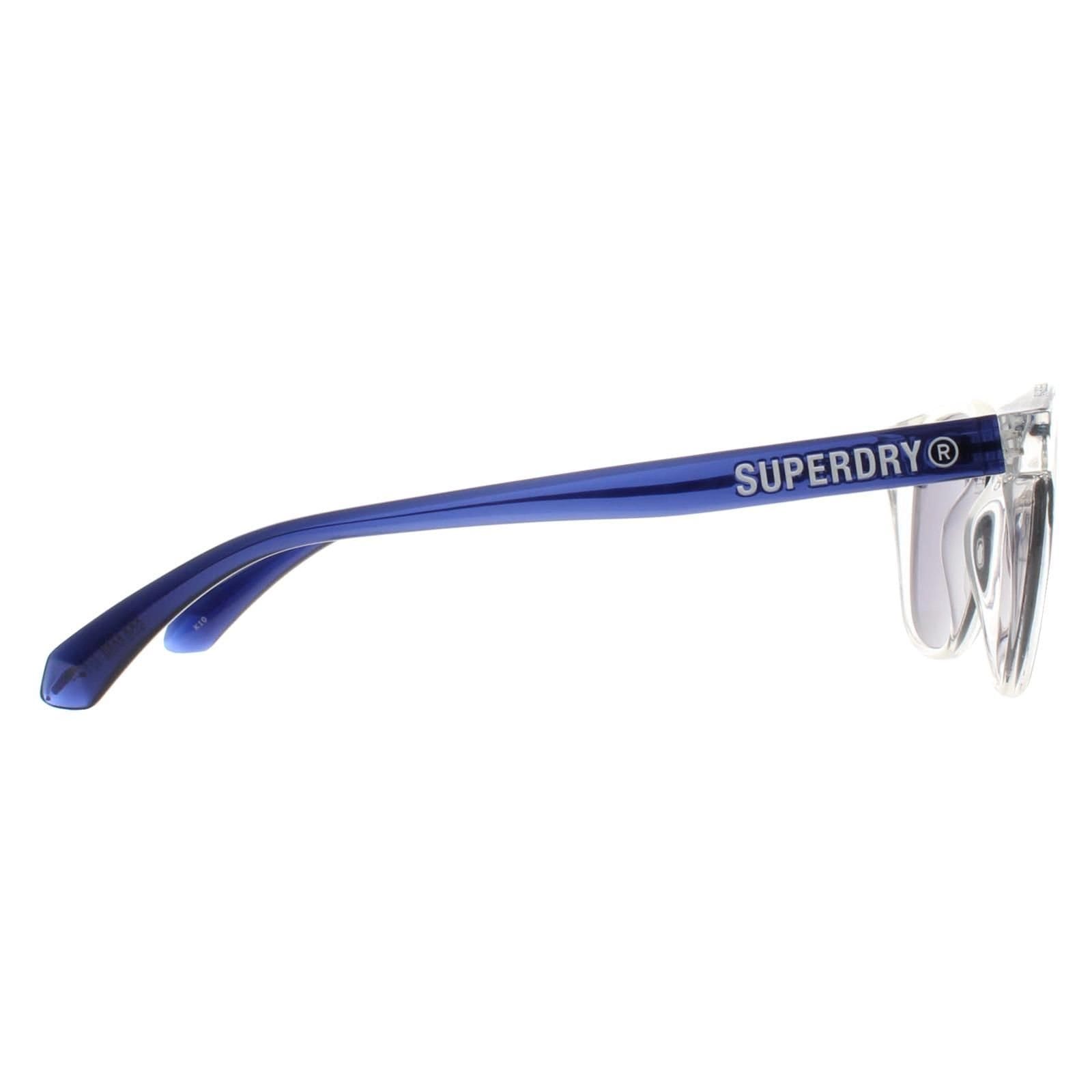 Superdry Superdry Men's Round Crystal & Blue Grey 5038 in Clear - 4