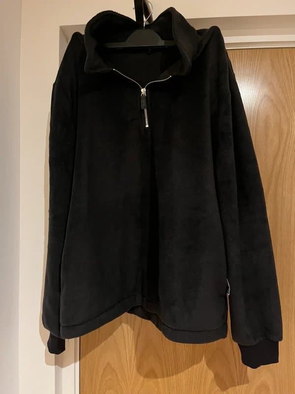 ASOS Never worn asos fleece quarter zip - grey