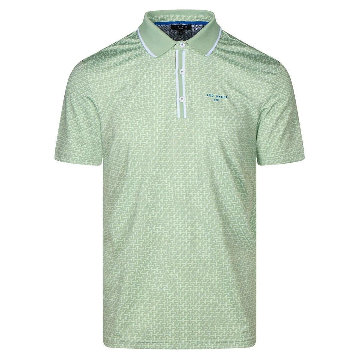 Ted Baker Ted Baker Men's Parre Golf Polo Shirt in Pale Green