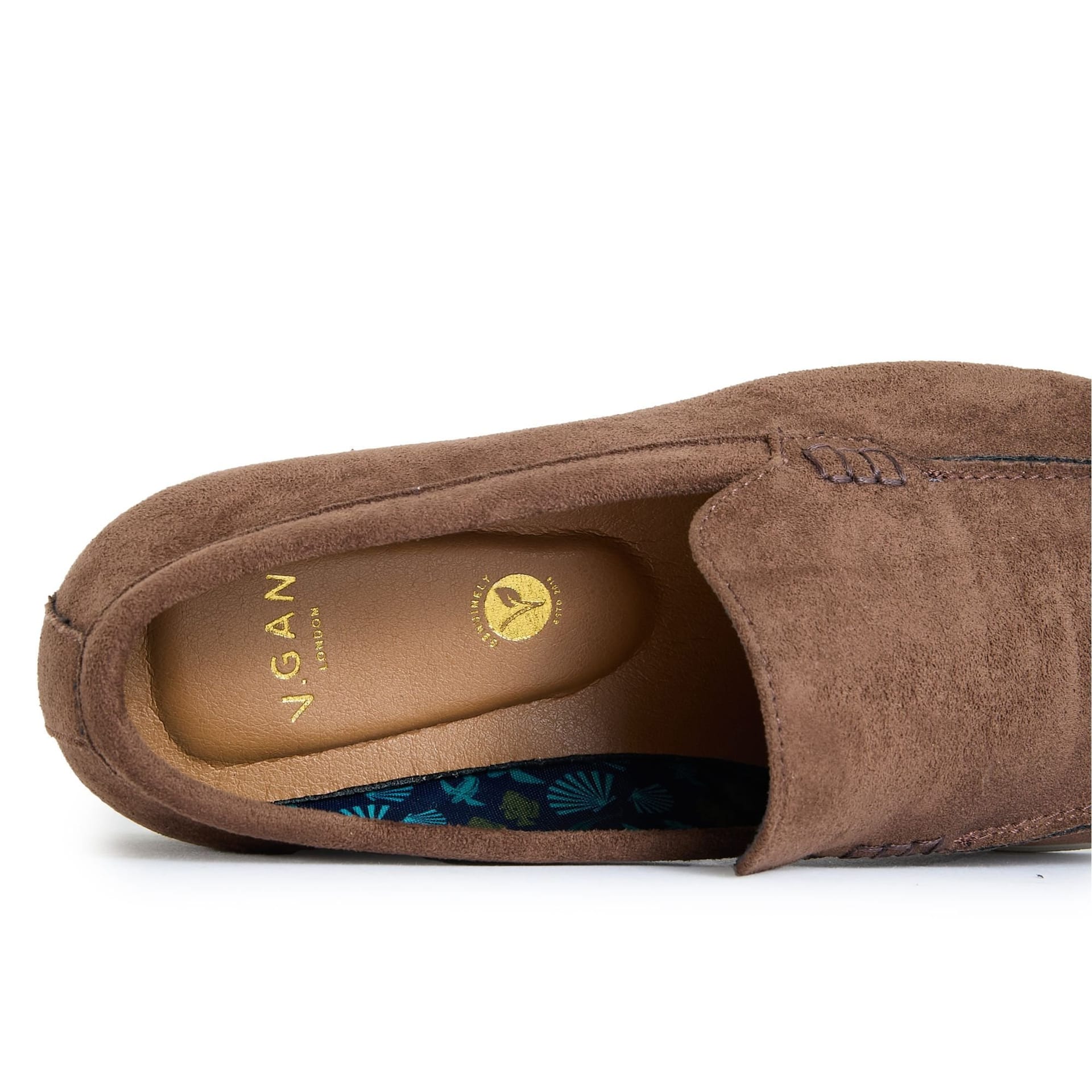 V.GAN V.GAN Men's Cashew Slip On Shoes in Brown - 4