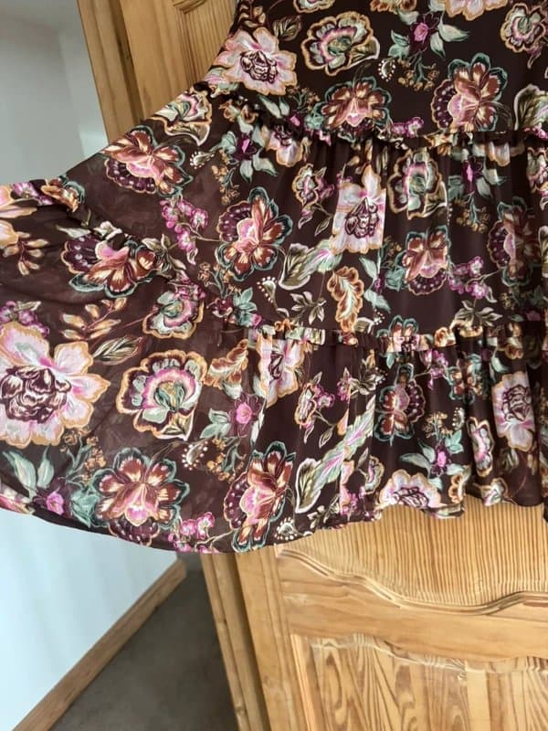 Papaya Chiffon dress