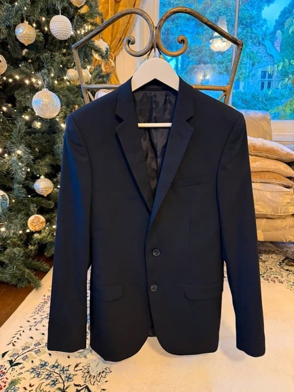 New Look Navy Slim Fit Suit Blazer (36R)