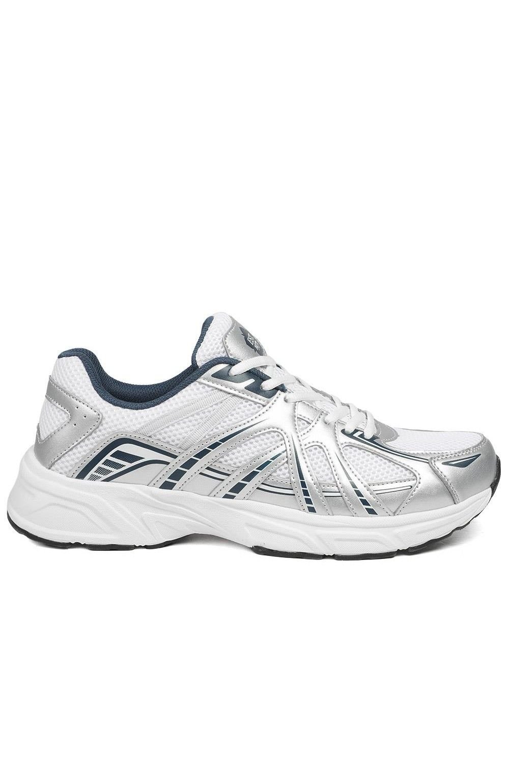 Pavers Pavers Men's Lace Up Sport Trainers in White - 2