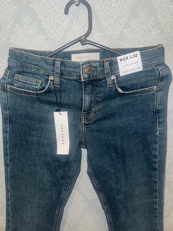 Topshop Topshop Flared Jeans in Blue
