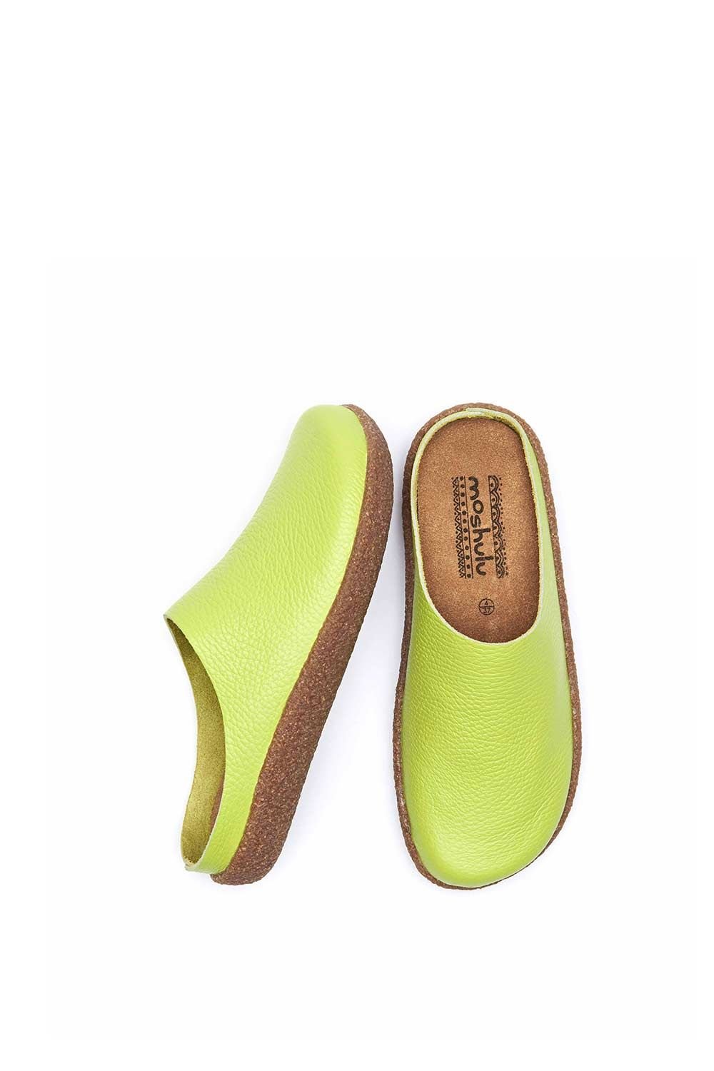 Moshulu Moshulu Women's 'Pevensey' Unlined Leather Clogs in Light Green - 2