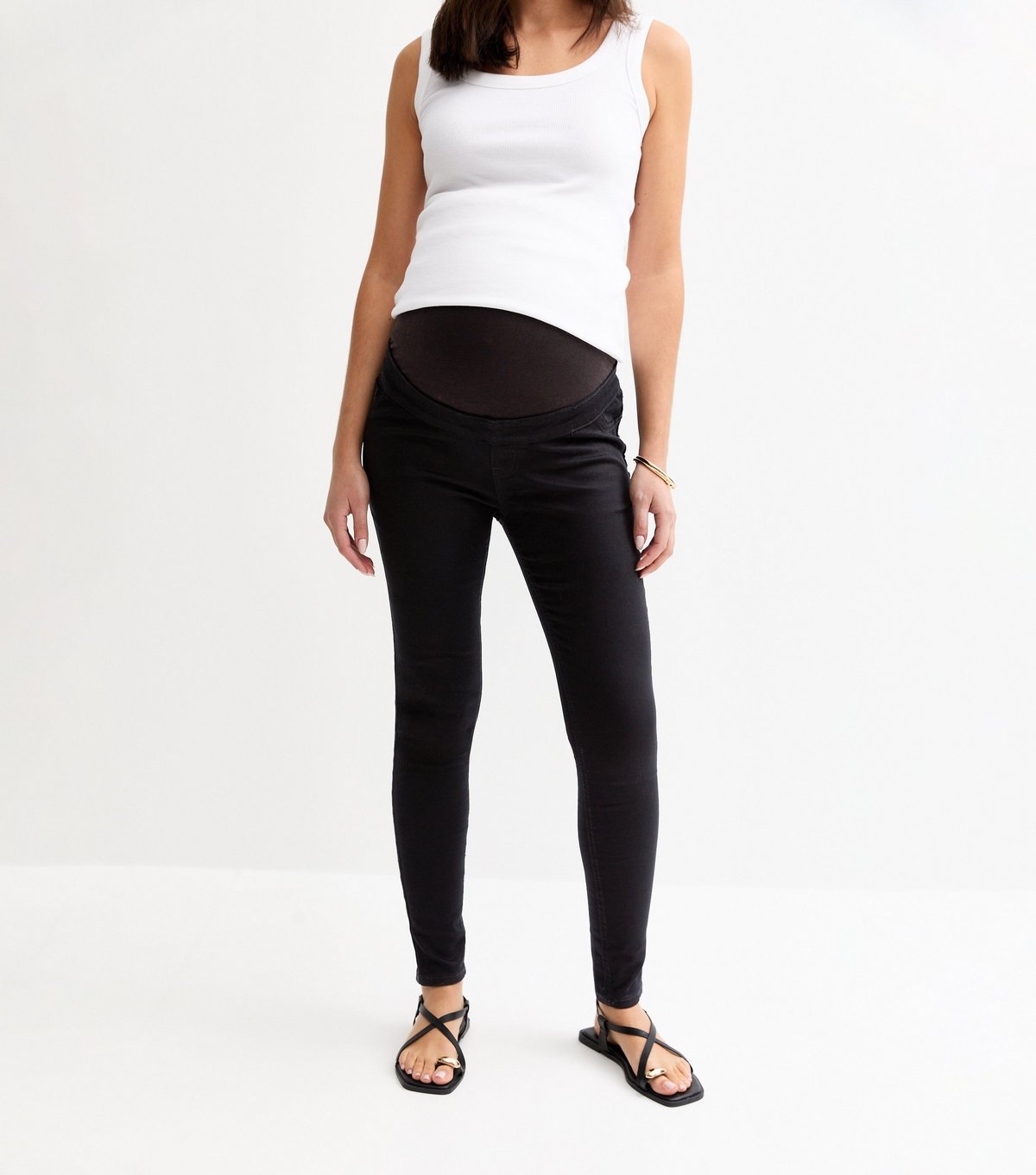 New Look Women's Maternity Black Over Bump Lift & Shape Emilee Jeggings New Look - 2