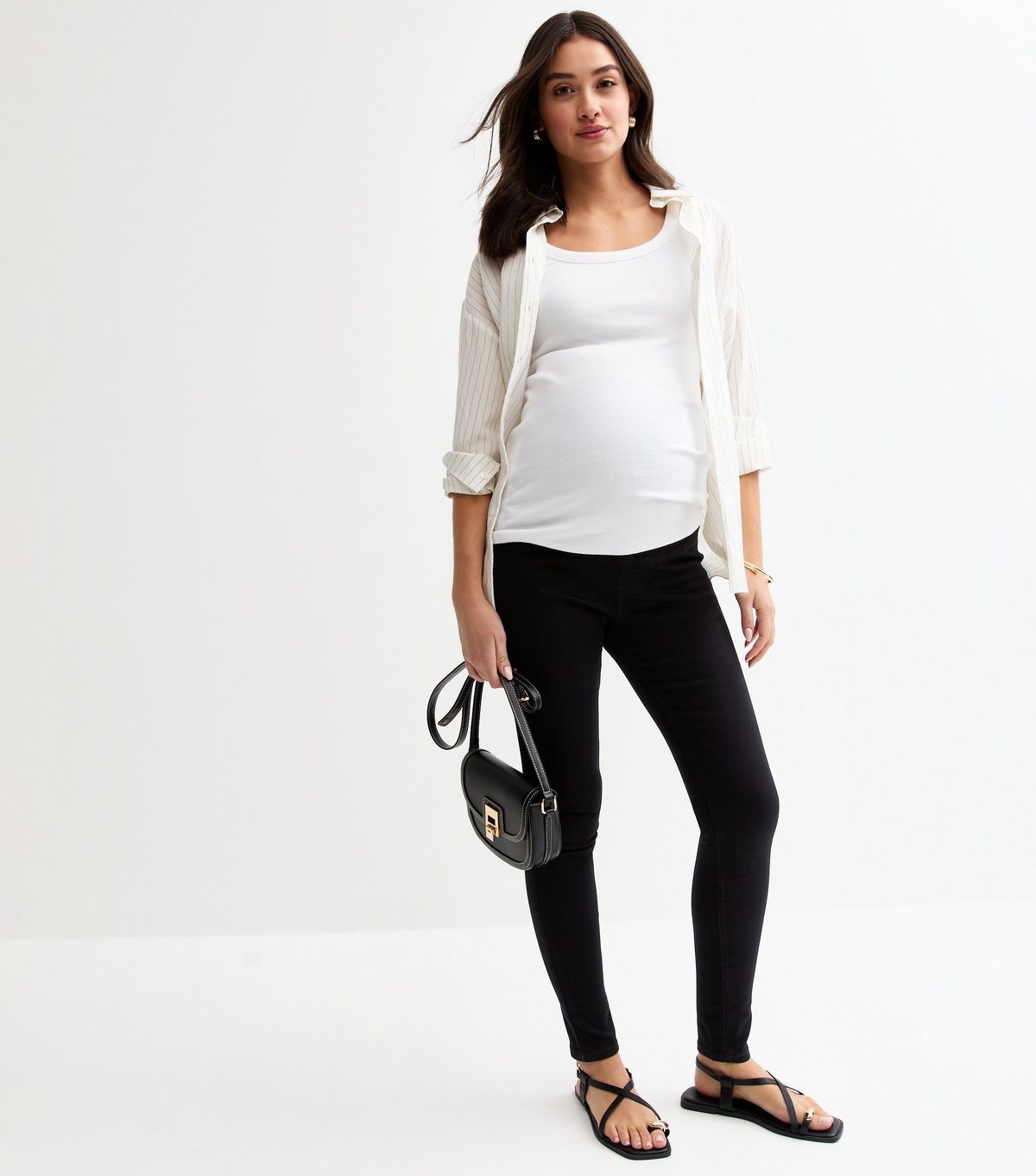 New Look Women's Maternity Black Over Bump Lift & Shape Emilee Jeggings New Look - 4