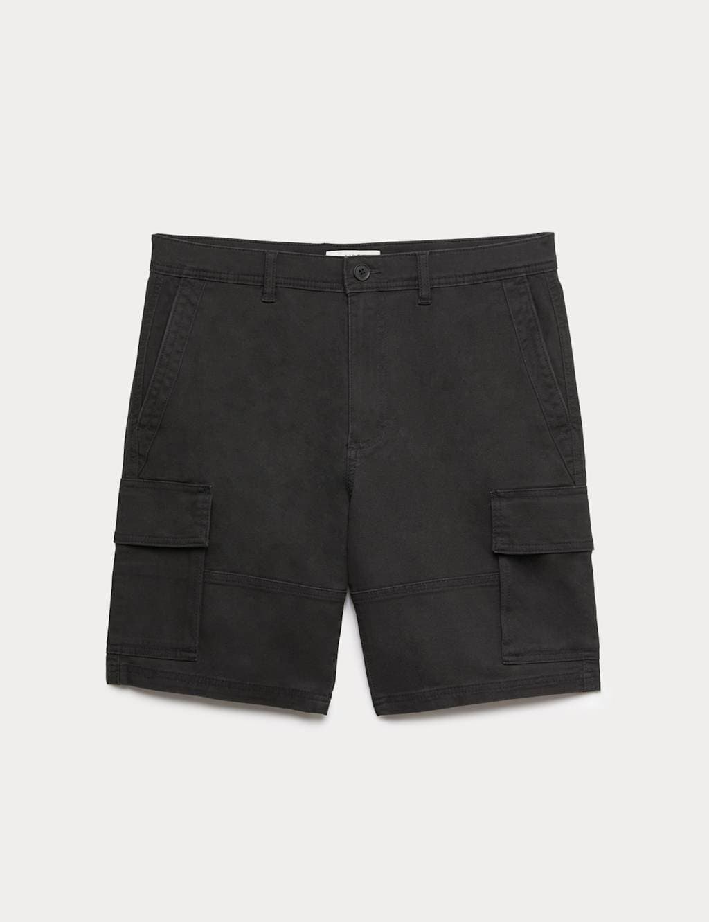 Marks & Spencer M&S Black Stretch Cargo Shorts