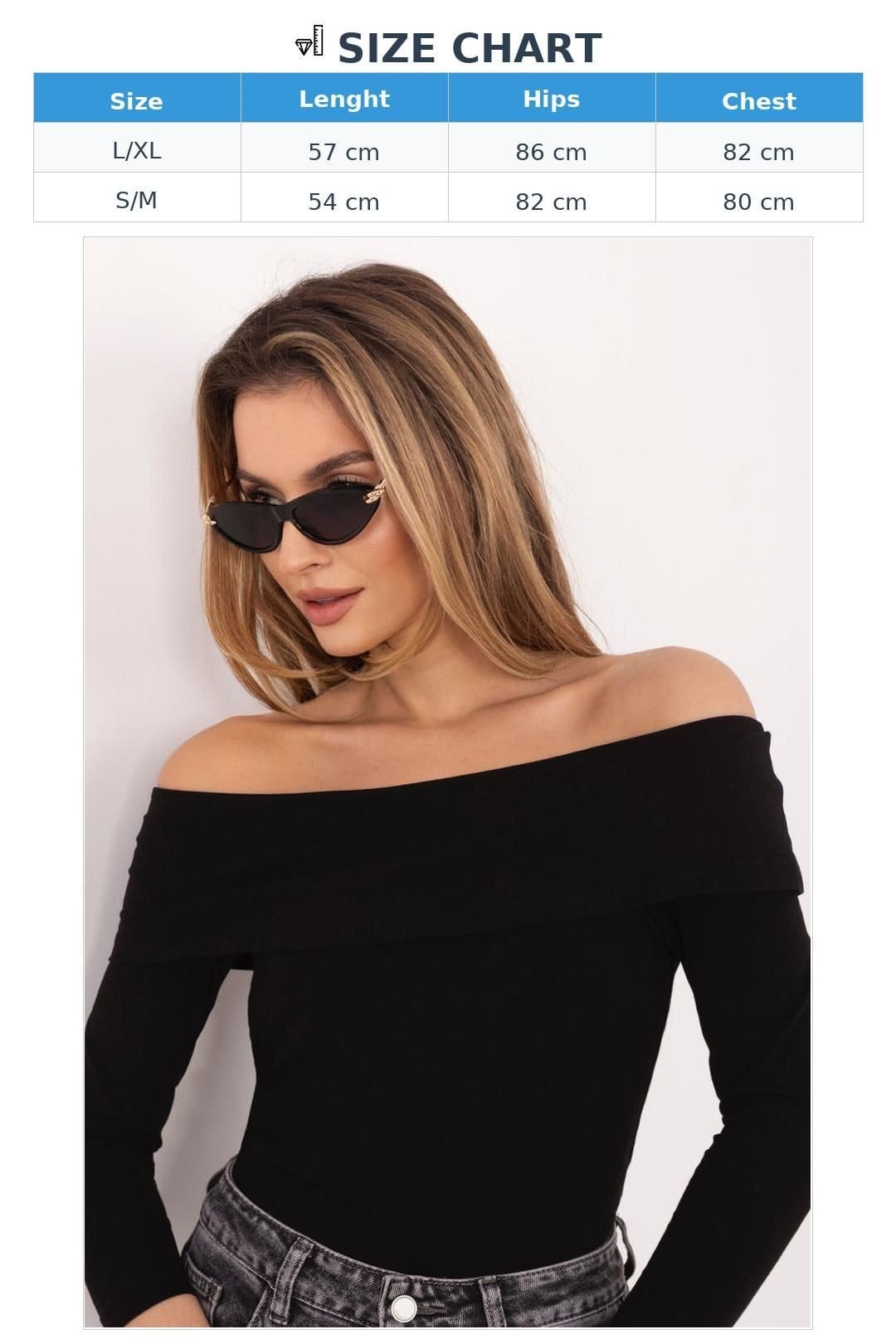 Love Lace Love Lace Women's Fitted Cotton Elastane Blouse with Spanish Neck in Black - 4