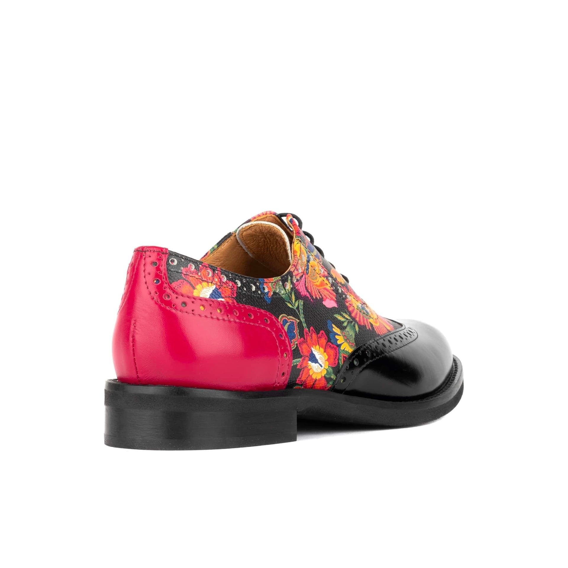 Embassy London Embassy London Women's Vivienne - Black & Red Flowers - 4