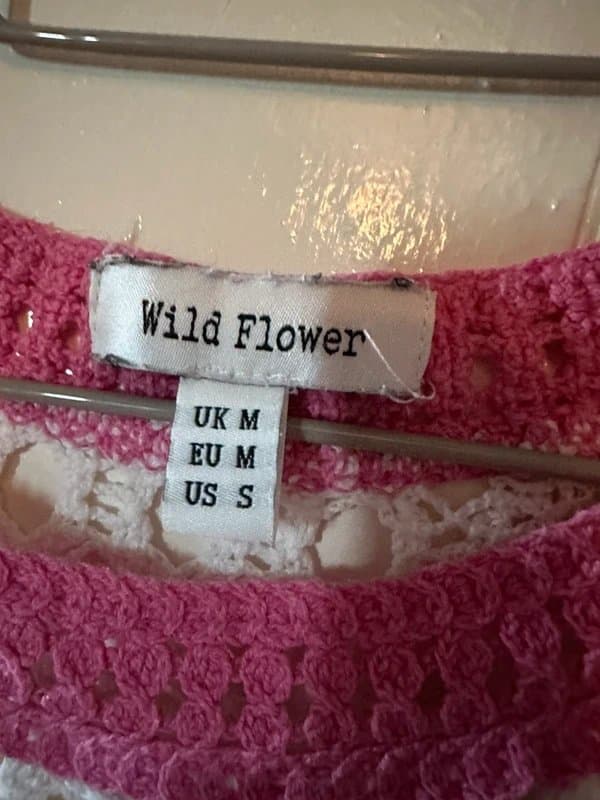 Wild Flower Crochet Vest Top