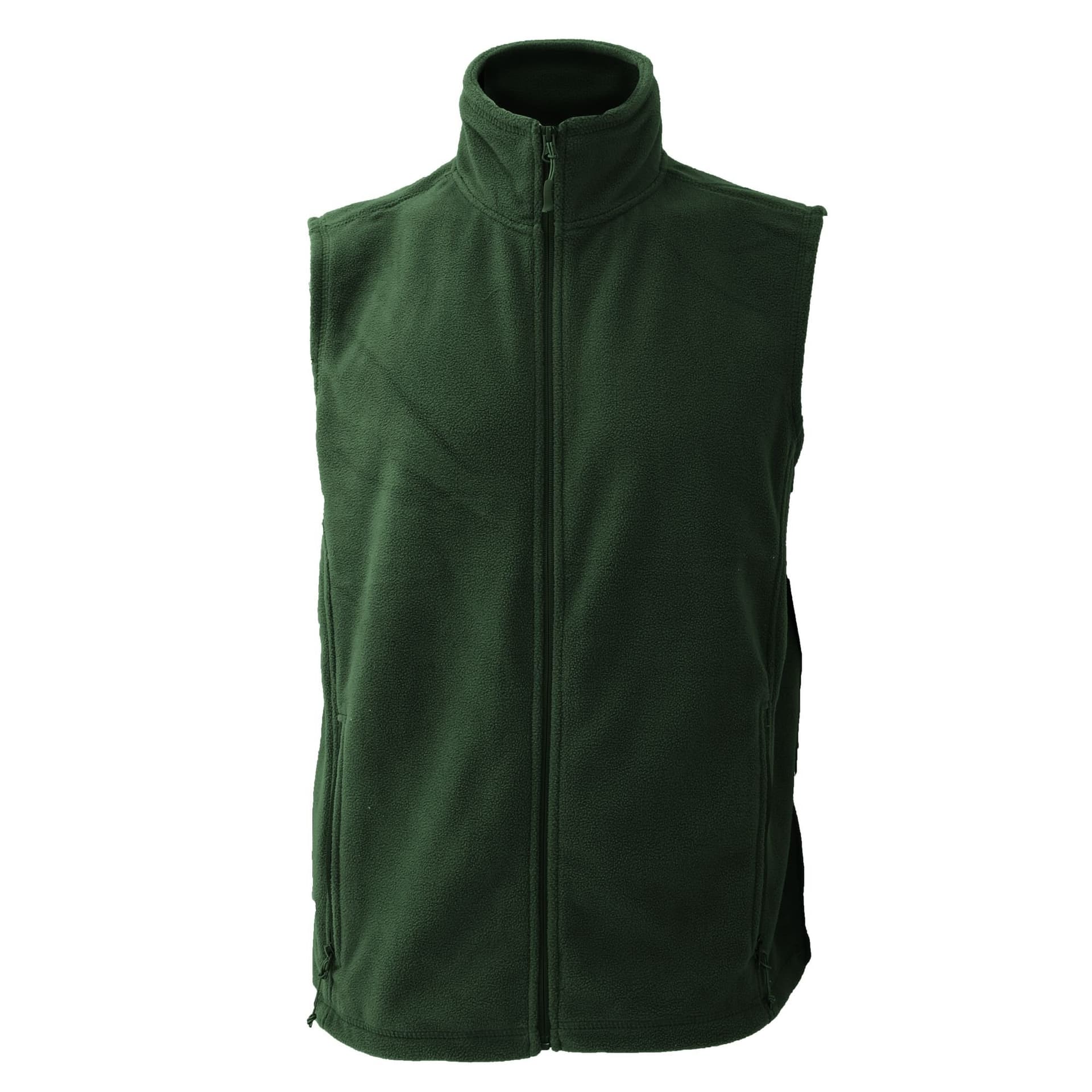 Russel Russel Men's Fleece Gilet Jacket Bodywarmer in Bottle Green