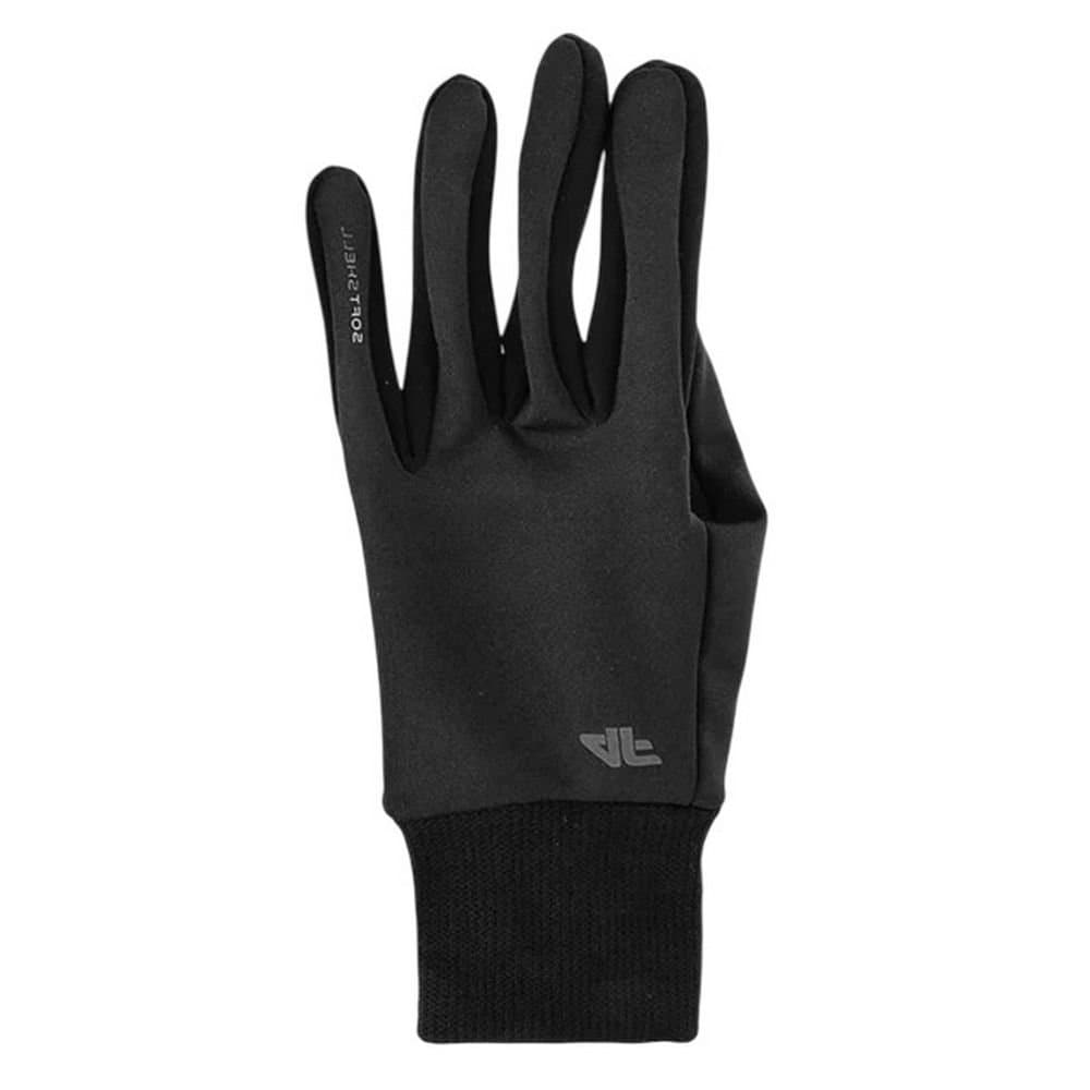 4F 4F Men's AW23AGLOU054 Gloves in Black