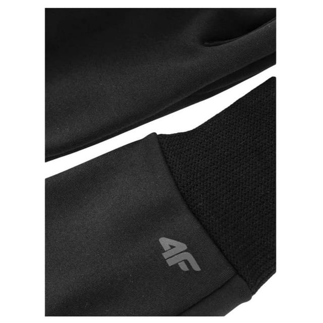 4F 4F Men's AW23AGLOU054 Gloves in Black - 3