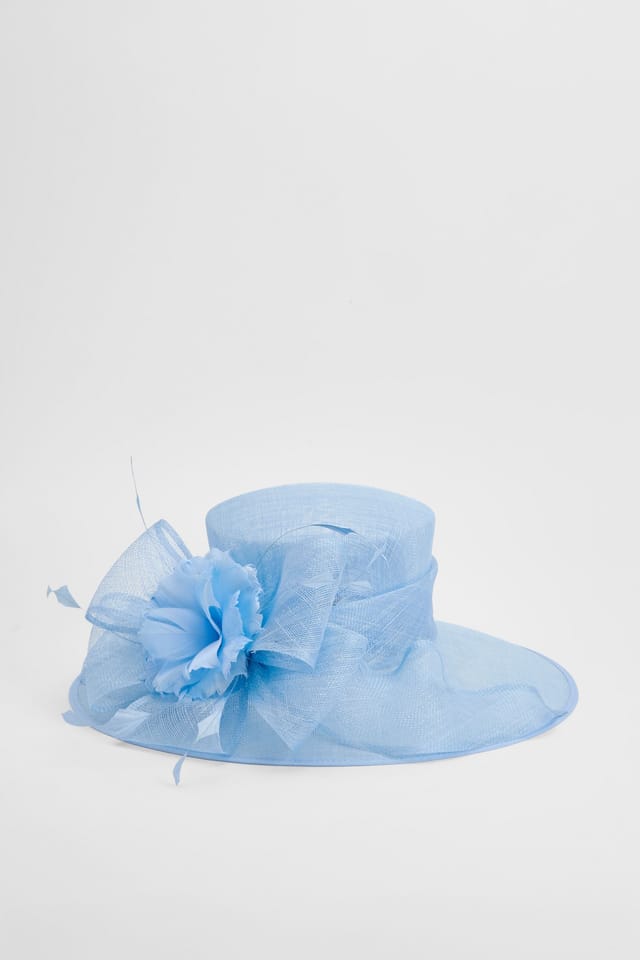 Coast Coast Women's Light Blue Large Floral Rose Hat - 3