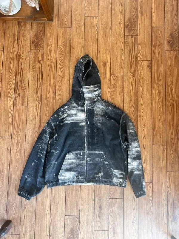 Bershka Bershka denim hooded jacket
