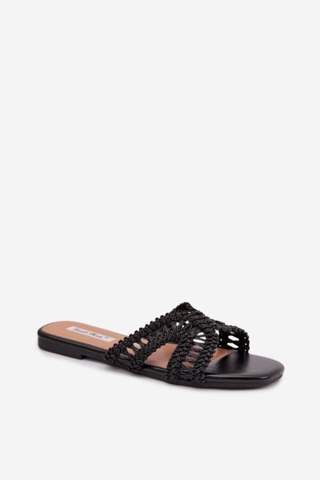 Love Lace Love Lace Women's Flip Flop Sandals Step Style Comfort Casual Footwear Everyday in Black - 2