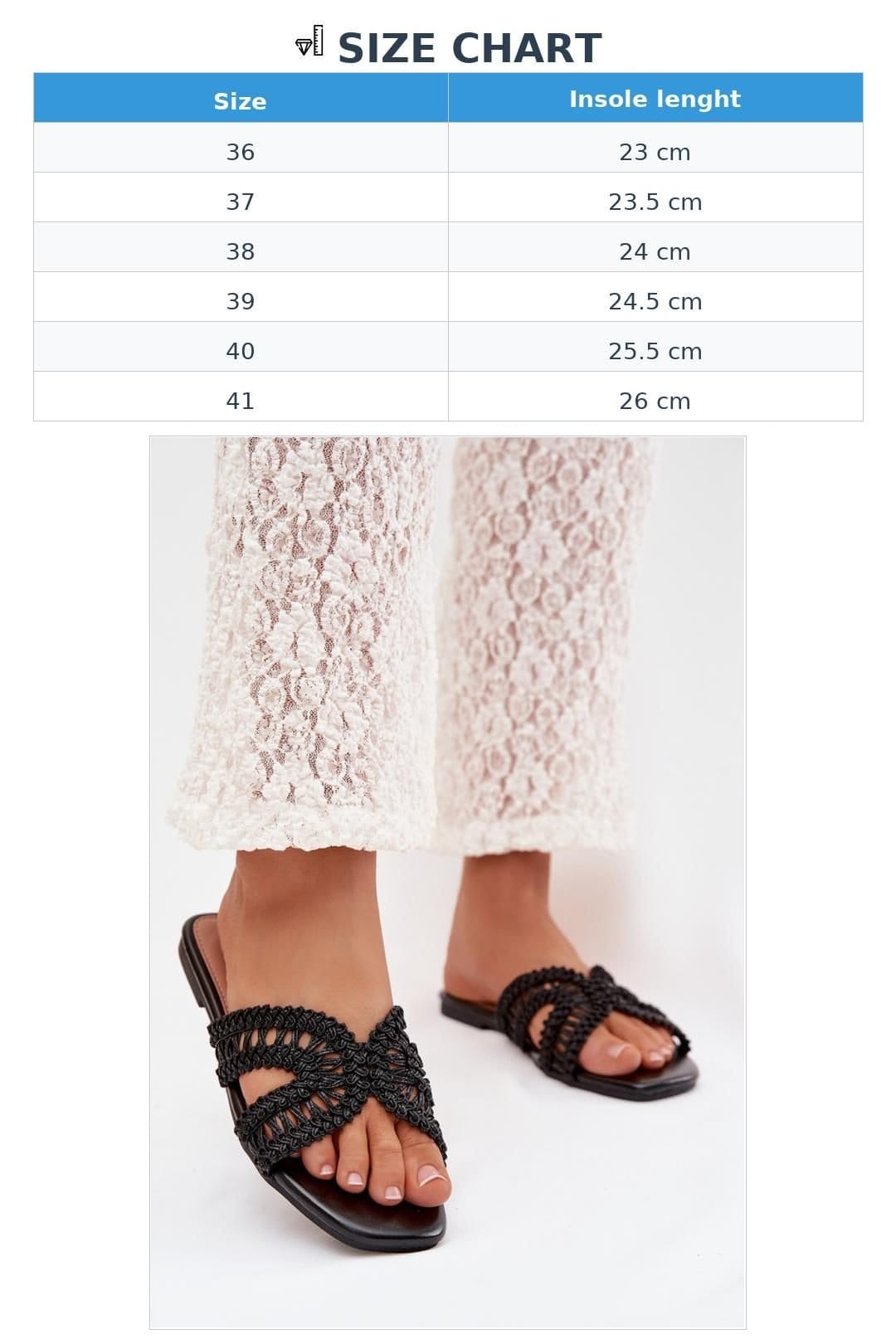 Love Lace Love Lace Women's Flip Flop Sandals Step Style Comfort Casual Footwear Everyday in Black - 4