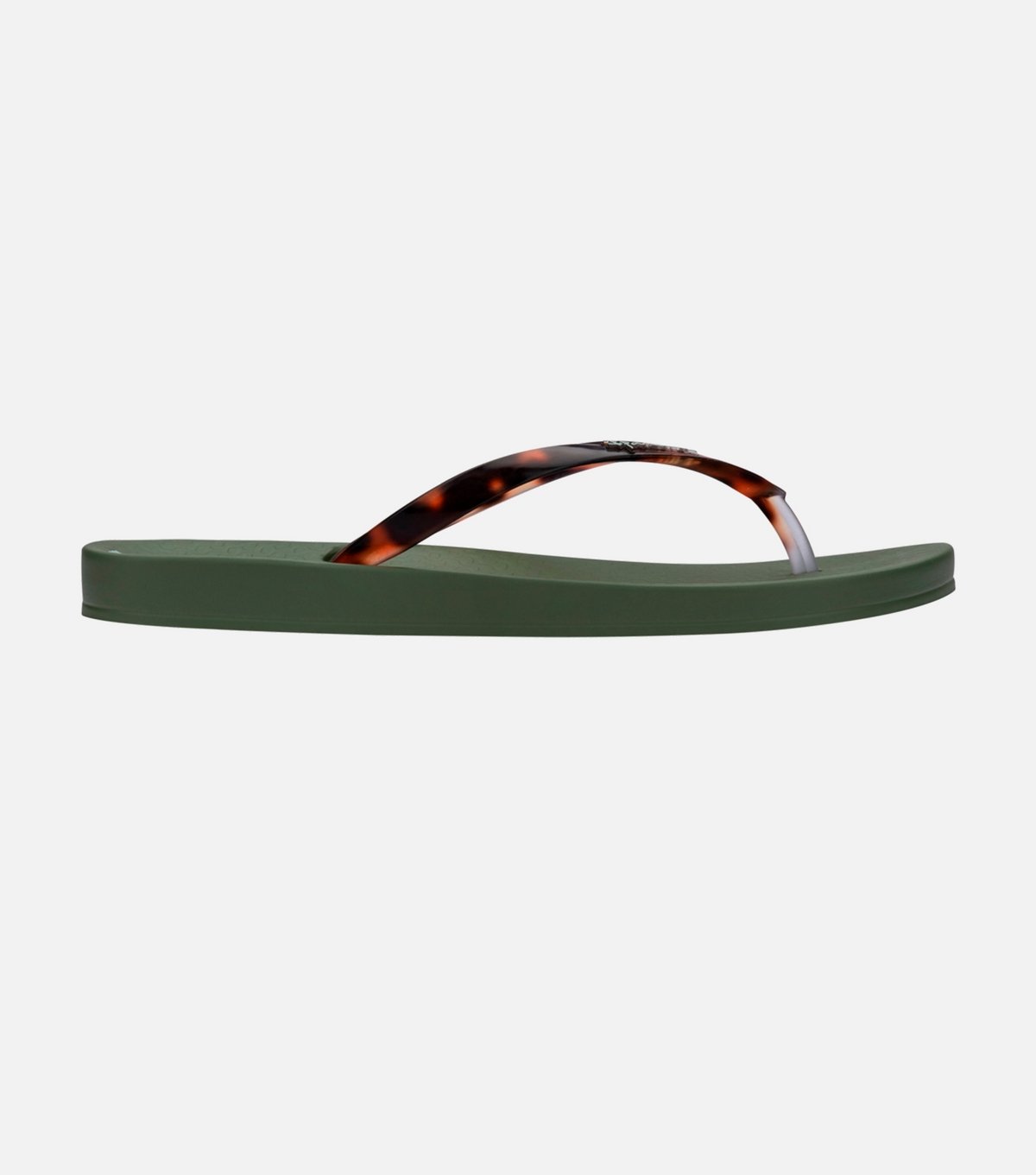 Ipanema Women's Khaki Tortoise Shell Flip Flops Ipanema New Look - 3