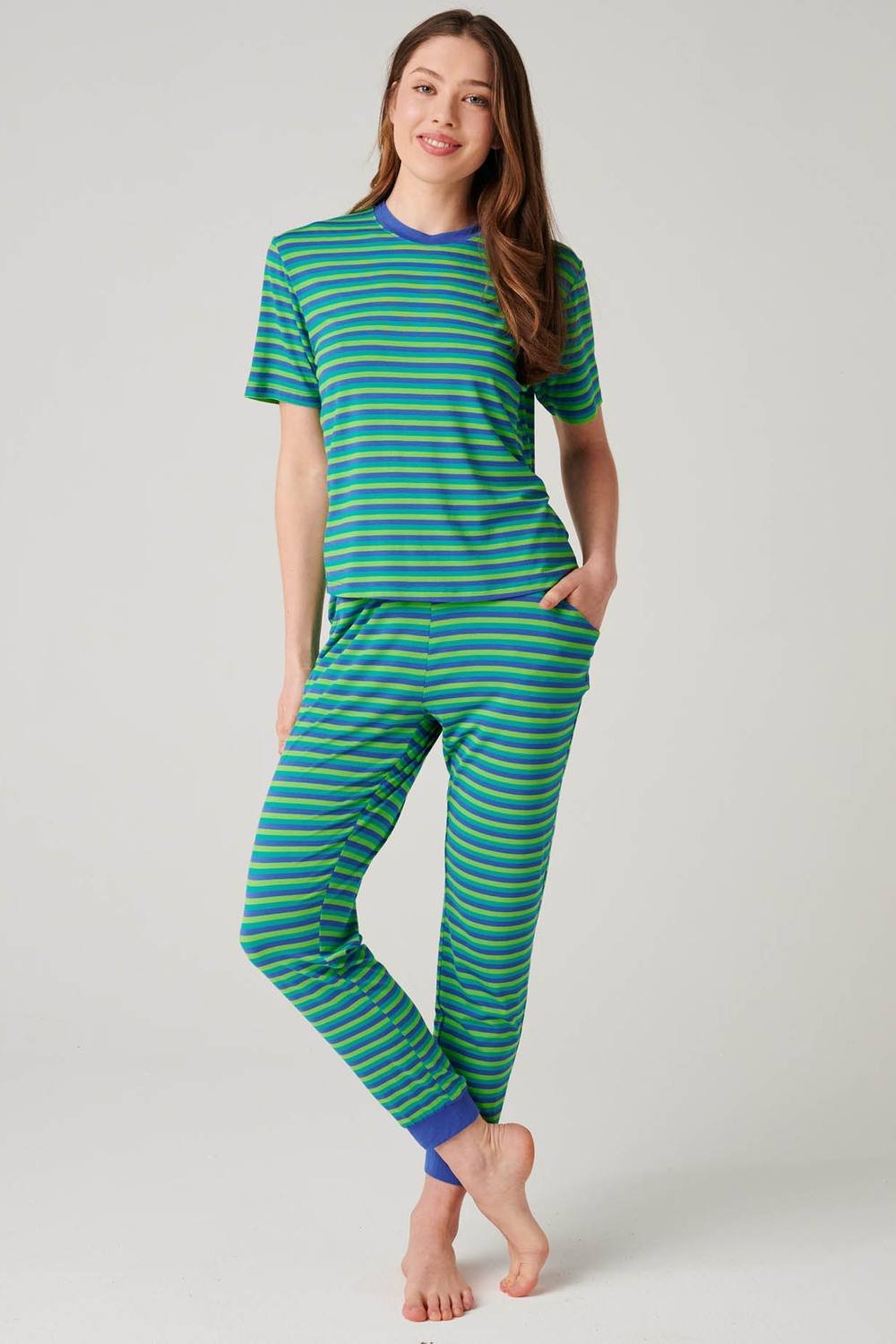 British Boxers British Boxers Women's "Sunny St Ives" Bamboo Pyjama Set - 3