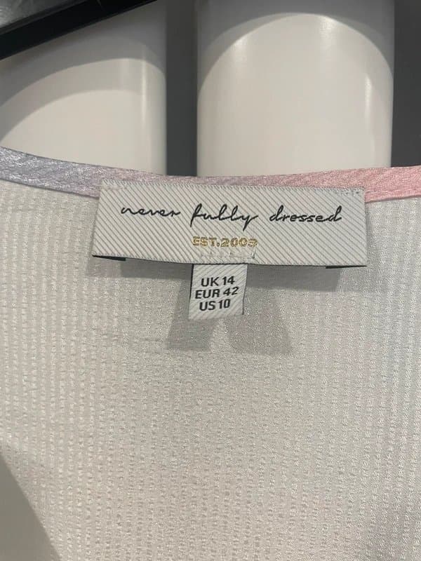 Never Fully Dressed Never fully dressed satin occasion dress
