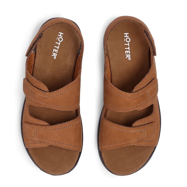 Hotter Hotter Men's 'Causeway' Classic Sandals in Tan - 3