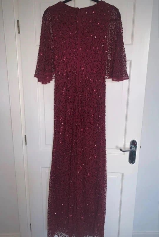 ASOS Sequin maxi dress with split ASOS 8