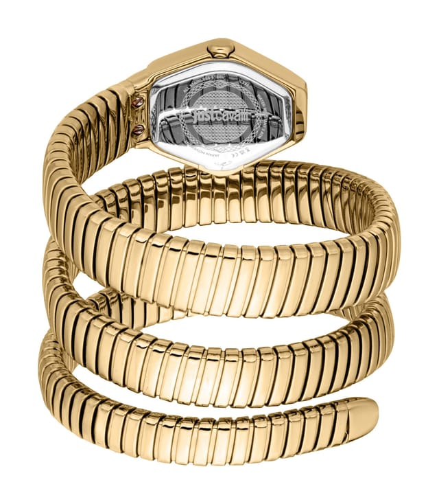 Just Cavalli Just Cavalli Women's Snake 316L Stainless Steel Gold Analogue Watch One Size - 3