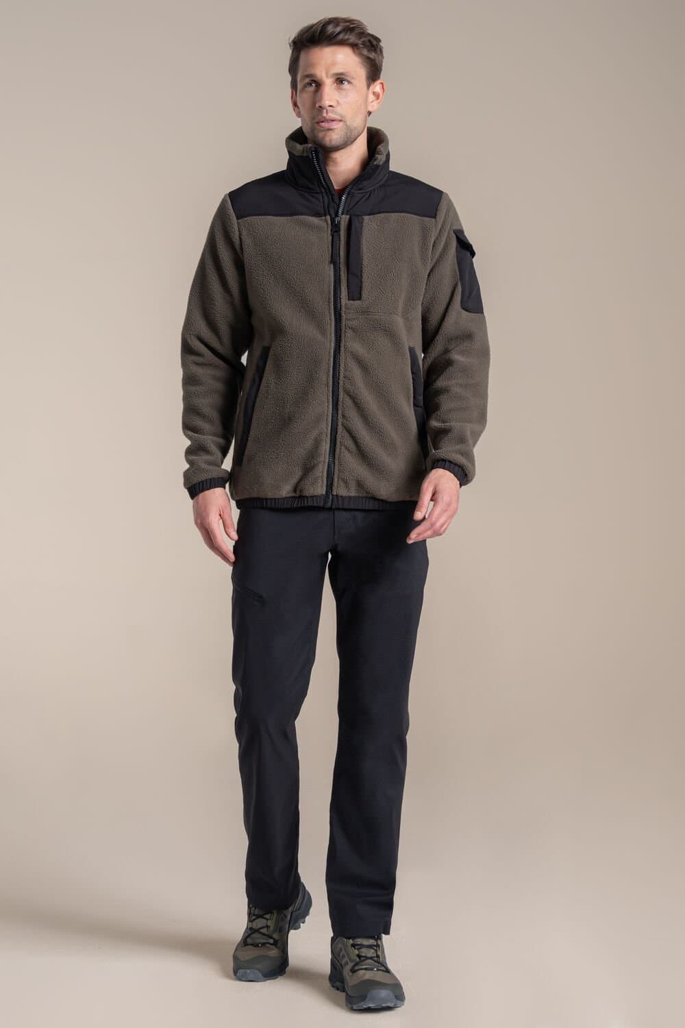 Craghoppers Craghoppers Men's Braefell Full-Zip Insulating Fleece Jacket in Dark Green