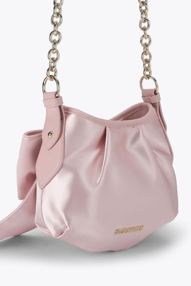 Steve Madden STEVE MADDEN Women's 'Larina Bag Pale Pink' Fabric in Pale Pink - 3