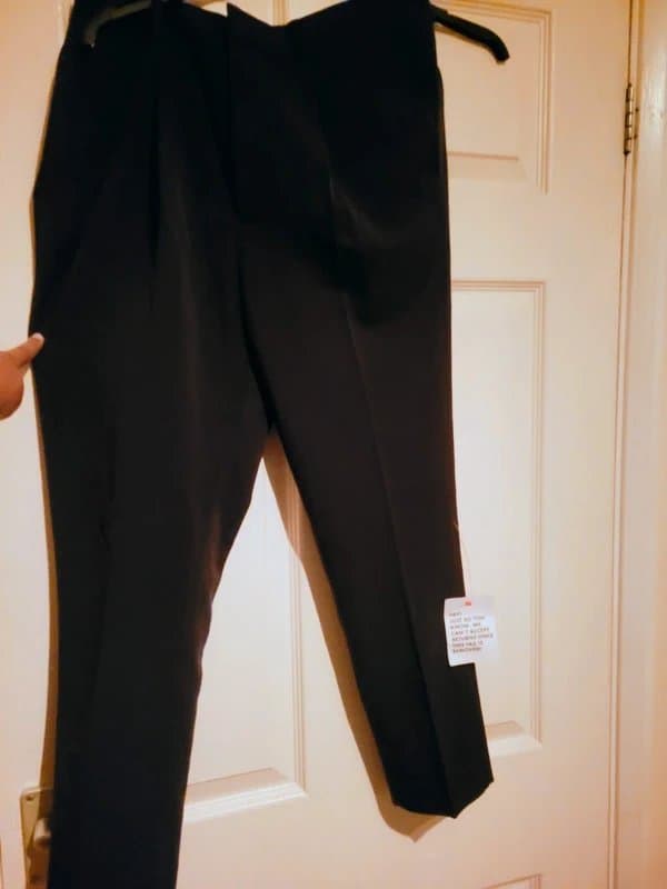 ASOS Asos men smart black trousers