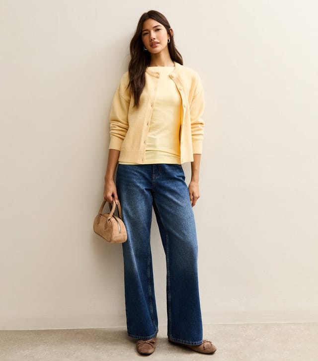 New Look Women's Light Yellow Slash Neck Vest Top New Look - 3