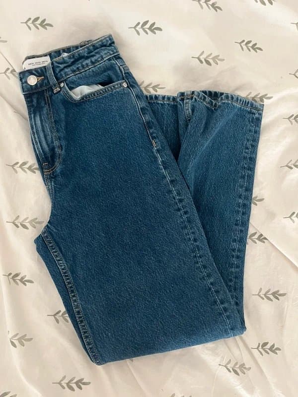 Bershka high rise blue bershka jeans