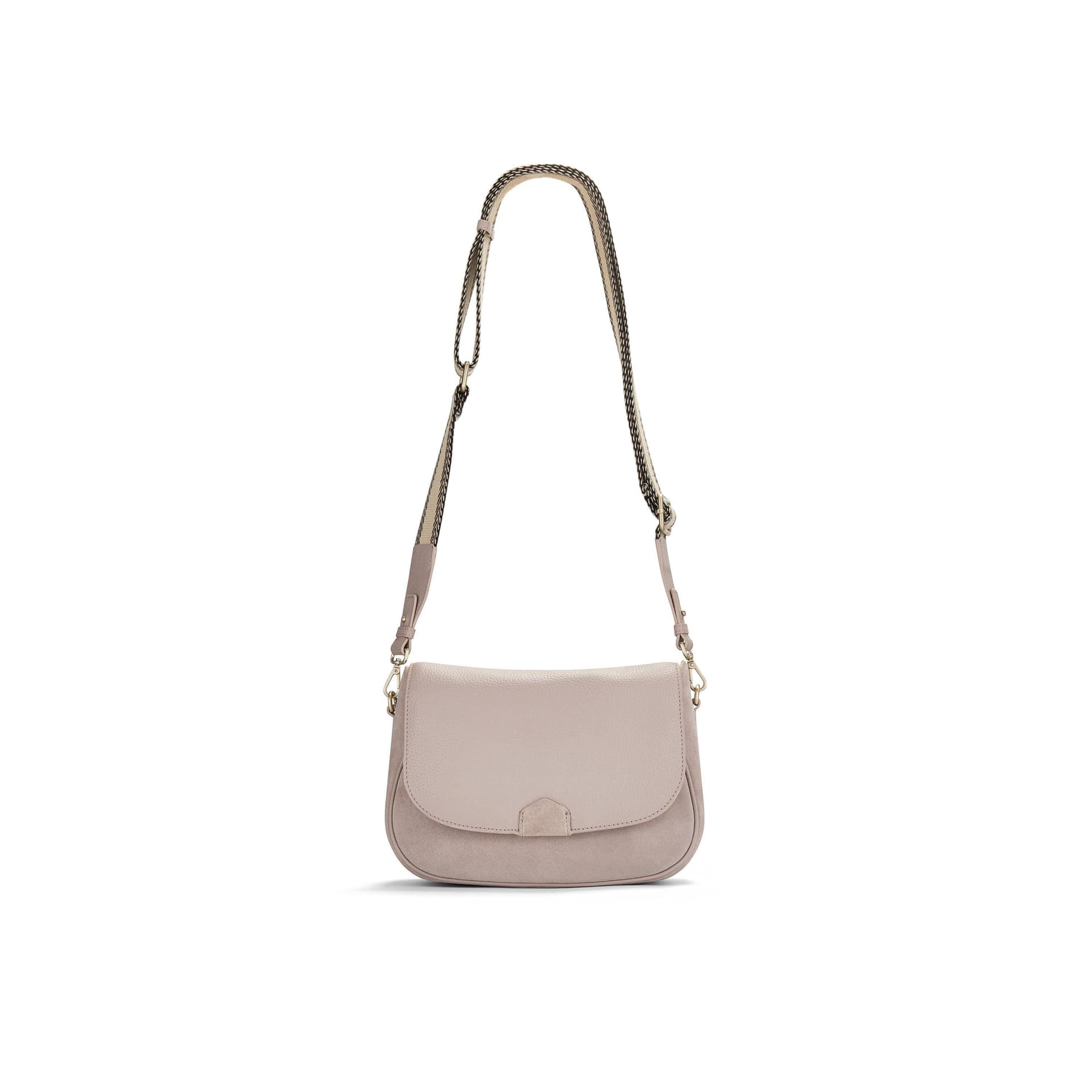 Clarks Clarks Women's Utility Saddle Taupe Suede Shoulder Bag, Cross Body Bag in Beige