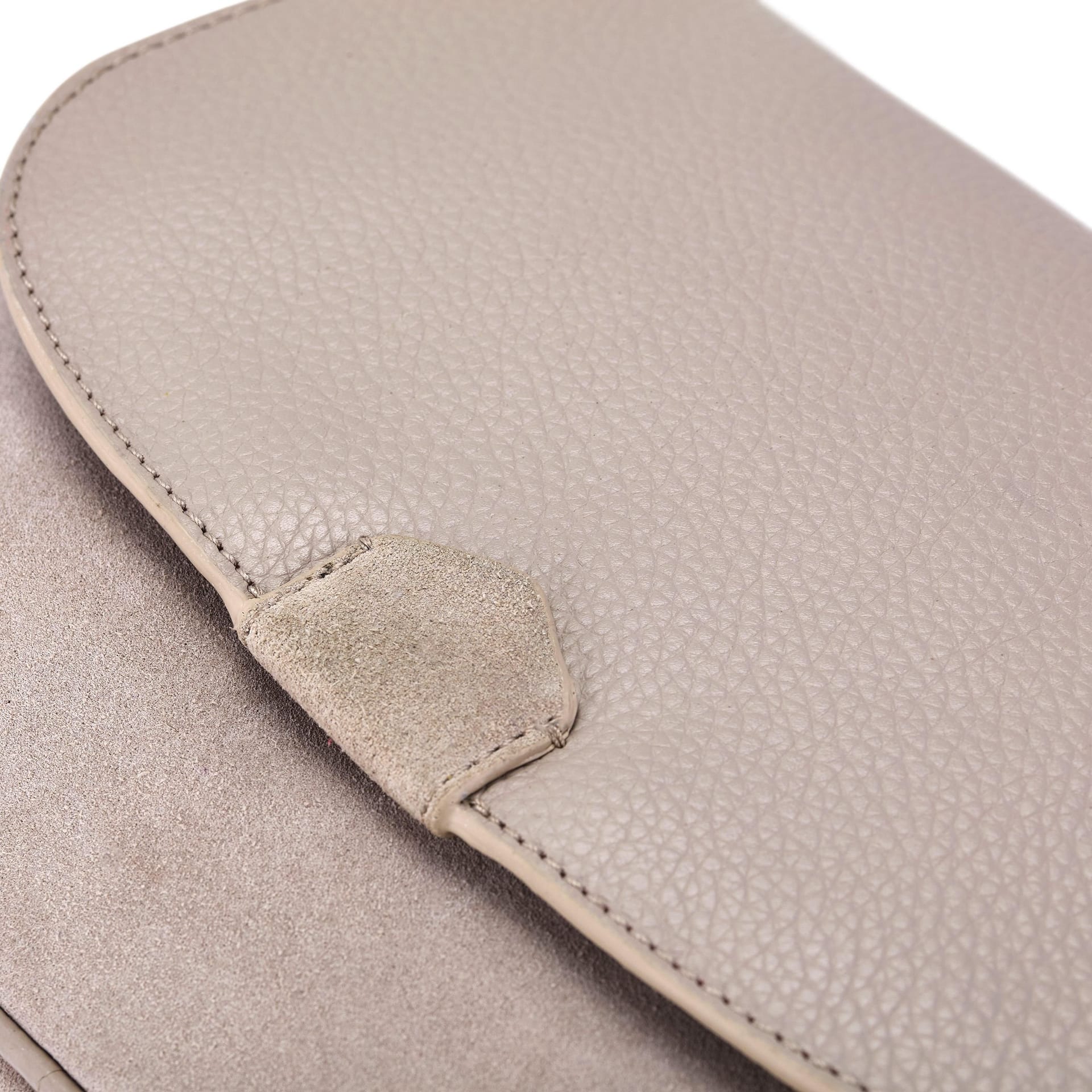 Clarks Clarks Women's Utility Saddle Taupe Suede Shoulder Bag, Cross Body Bag in Beige - 4