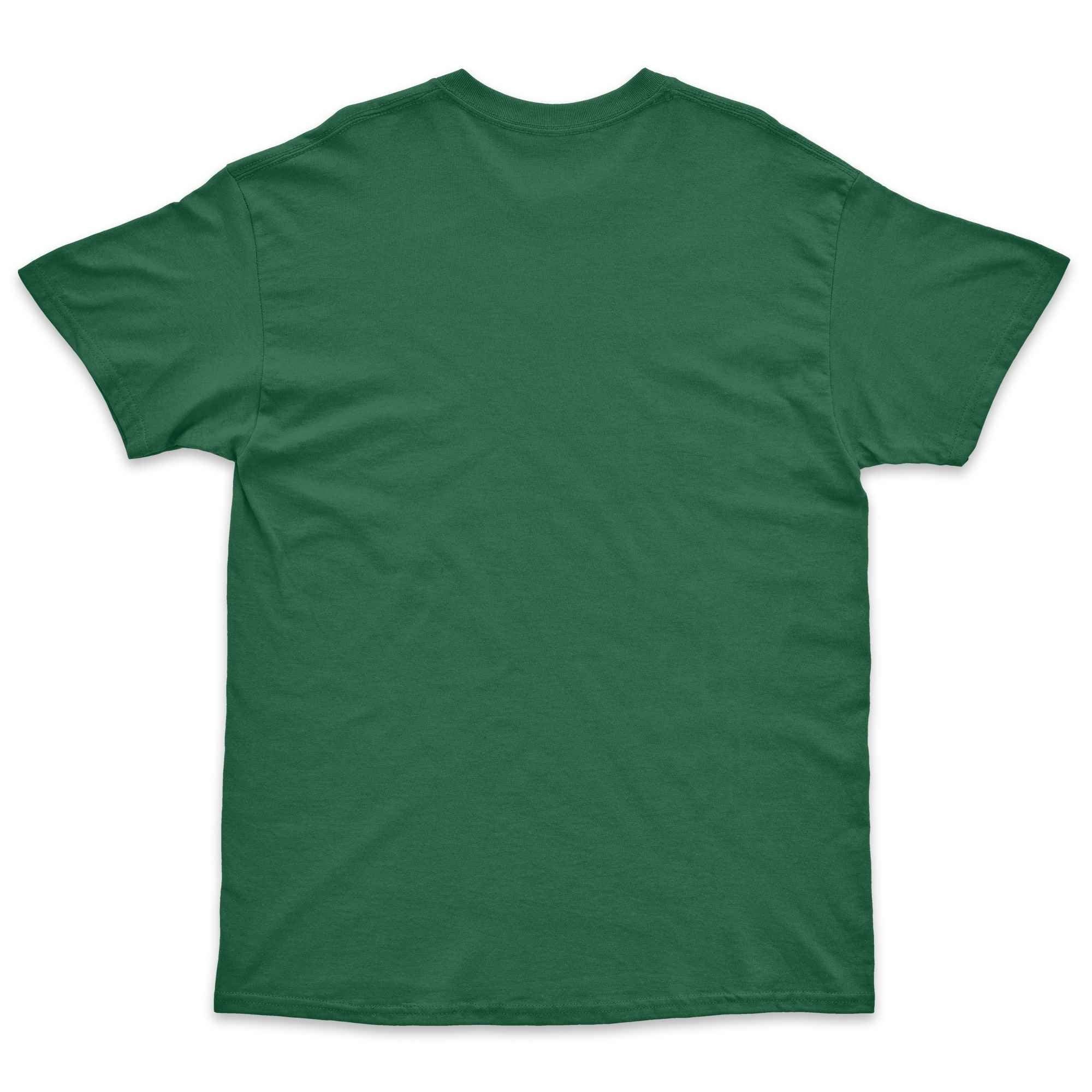 Bad Zebedee Bad Zebedee Men's Retro Lines Swim T-Shirt in Bottle Green - 3