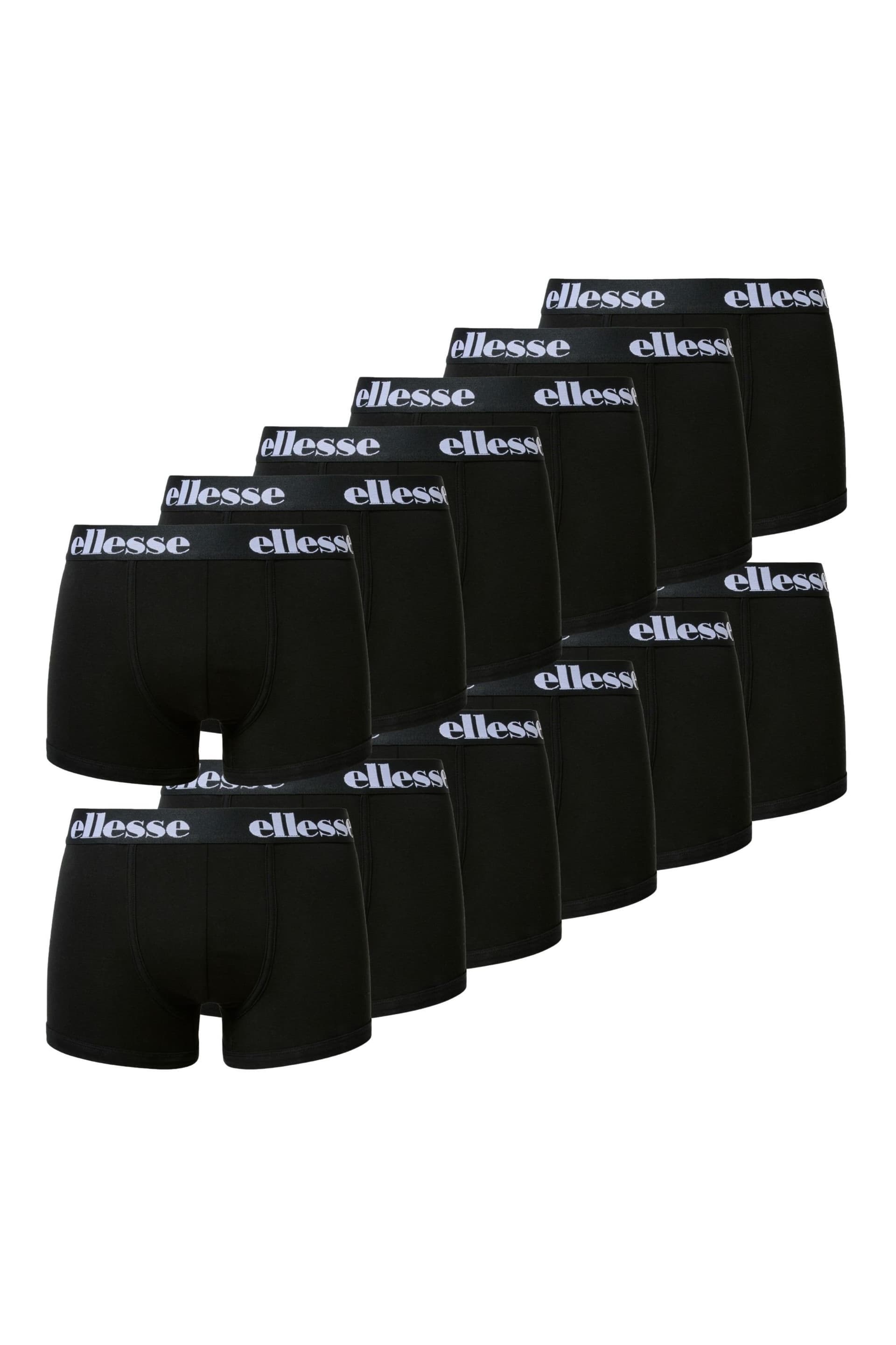 Ellesse Ellesse Men's Barla Trunks (12 Pack) in Black