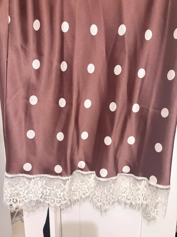New Look Brown silk skirt