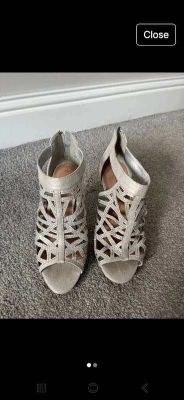 New Look Sparkly party shoes size 6