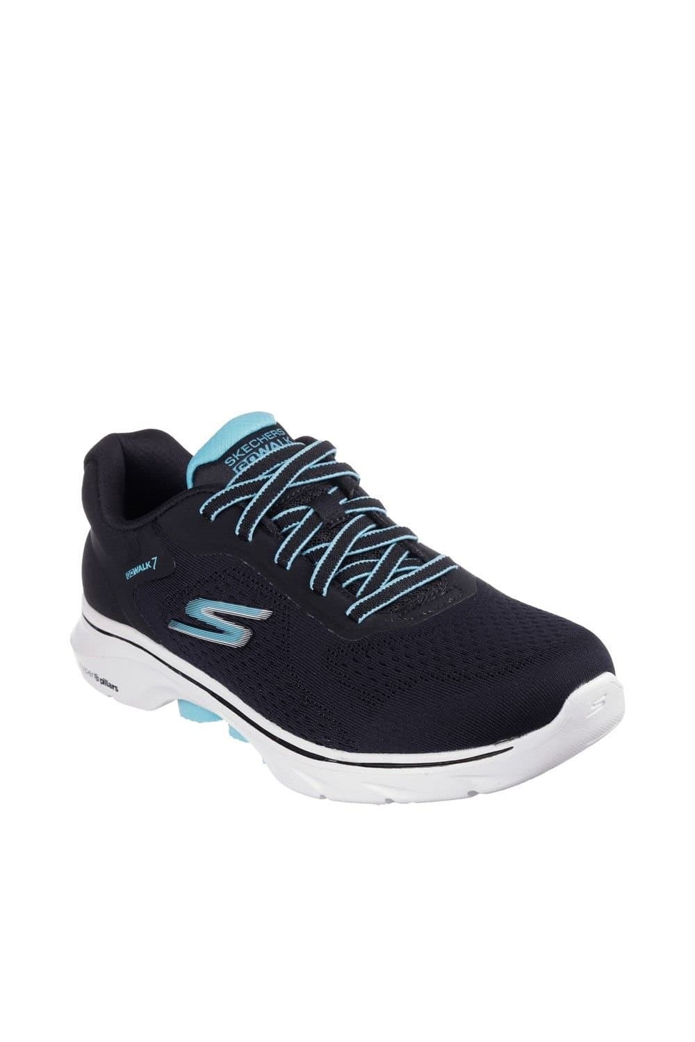 Skechers Skechers Women's GO WALK 7 - Cosmic Waves Trainers in Black